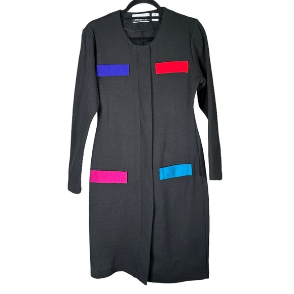 jennifer v | Dresses | Vintage Jennifer V Size Medium Long Sleeve Color ...
